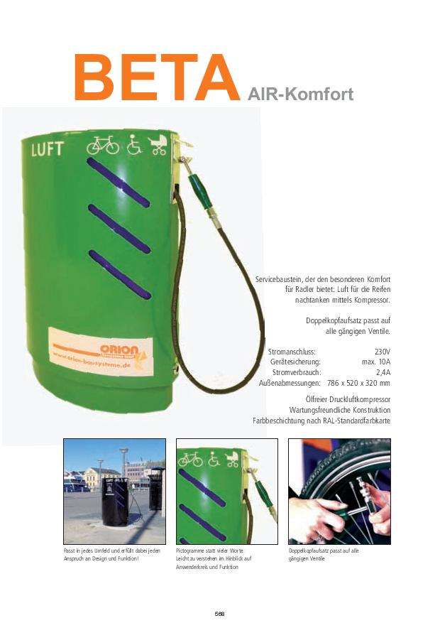 BETA-Air Komfort Katalogauszug