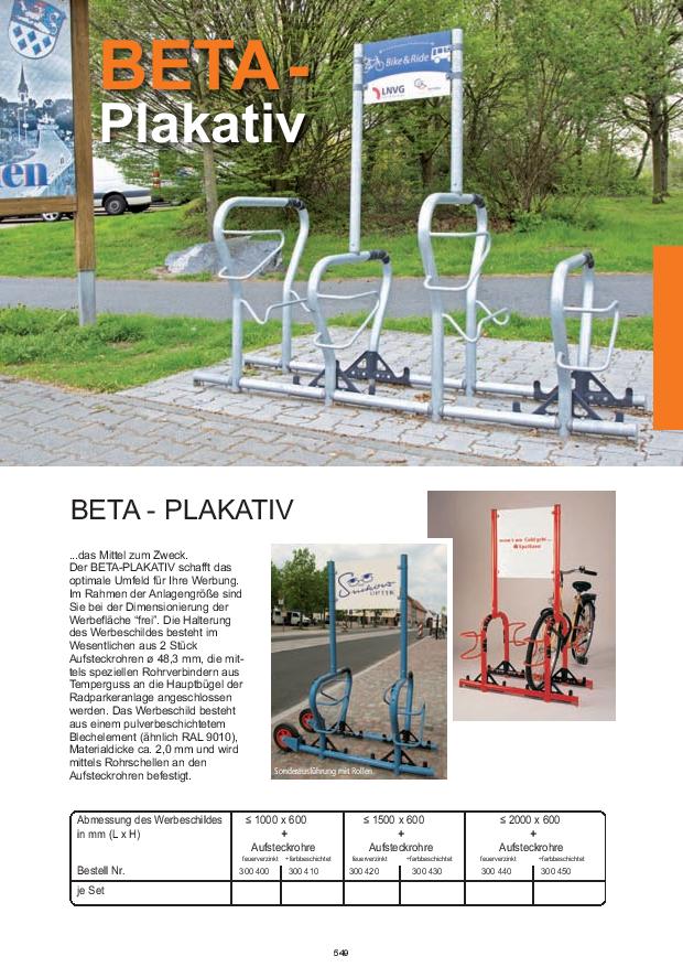 BETA-PLAKATIV Katalogauszug