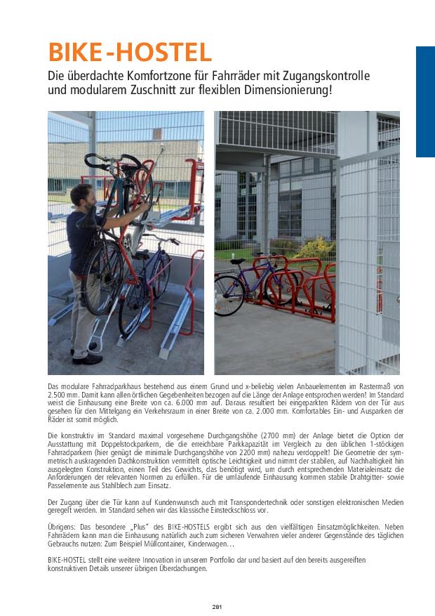 BIKE-HOSTEL Katalogauszug