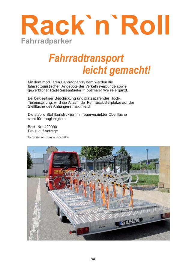 RACK 'N' ROLL Katalogauszug