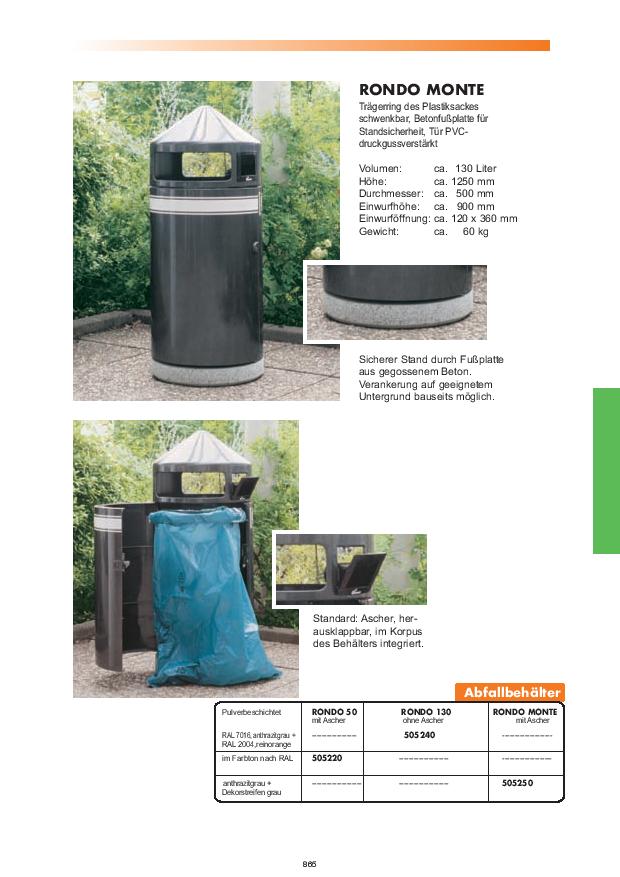 RONDO MONTE Katalogauszug