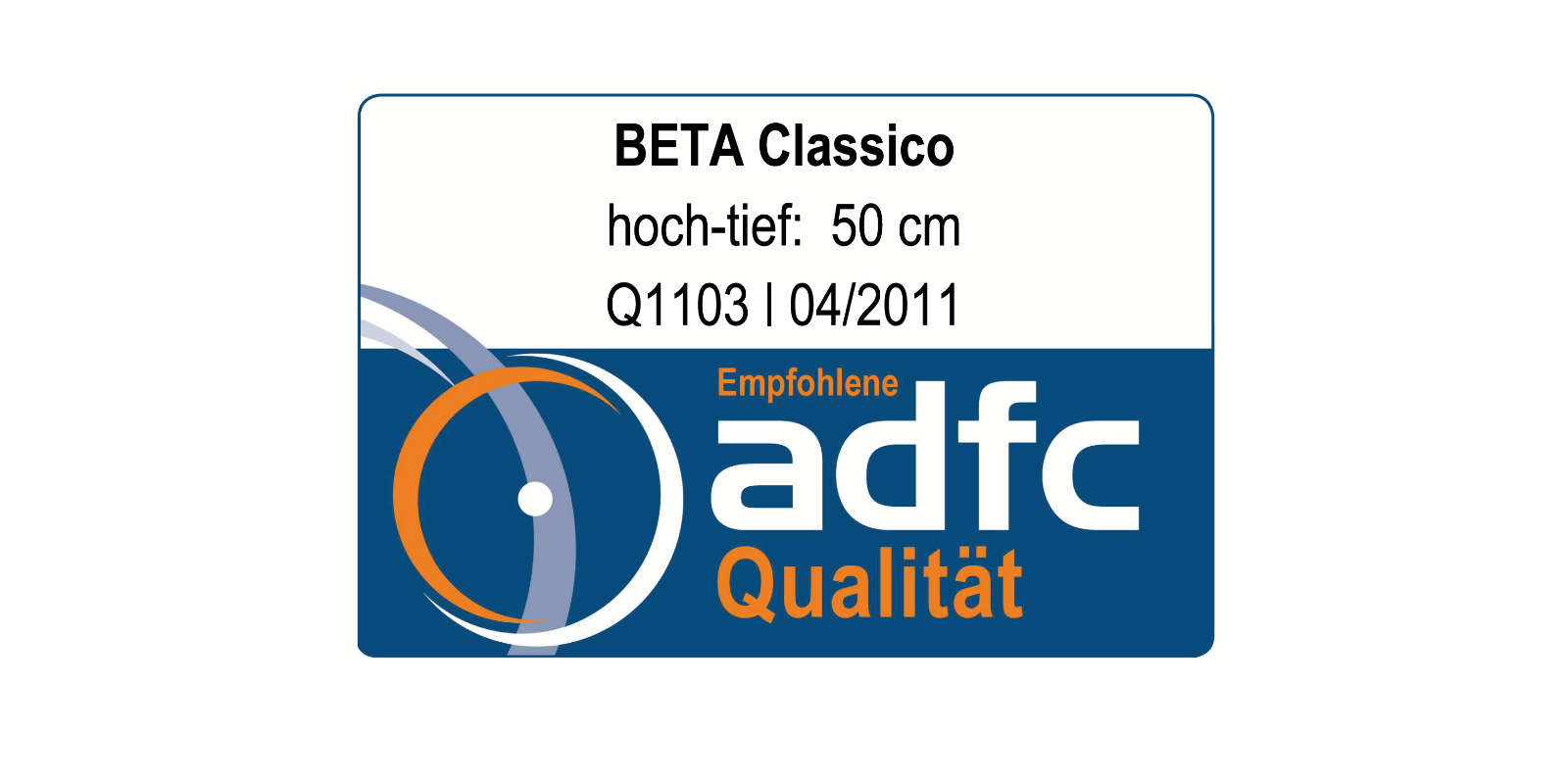Fahrradständer BETA-CLASSICO ADFC-Zertifizierung Fahrradständer BETA-CLASSICO ADFC-Zertifizierung