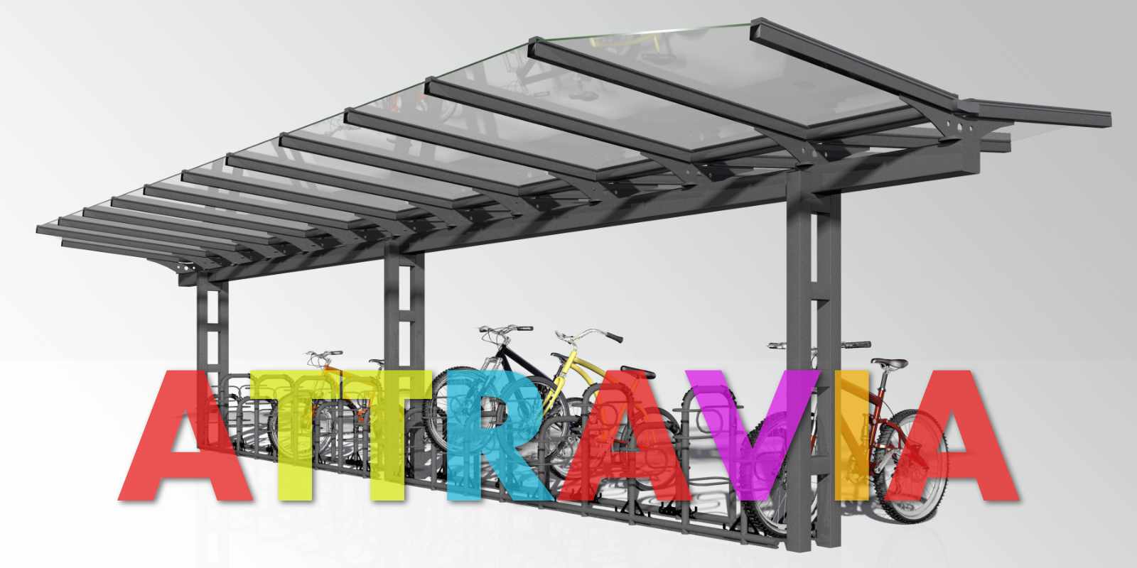 Fahrradüberdachung ATTRAVIA Highlight Fahrradüberdachung ATTRAVIA