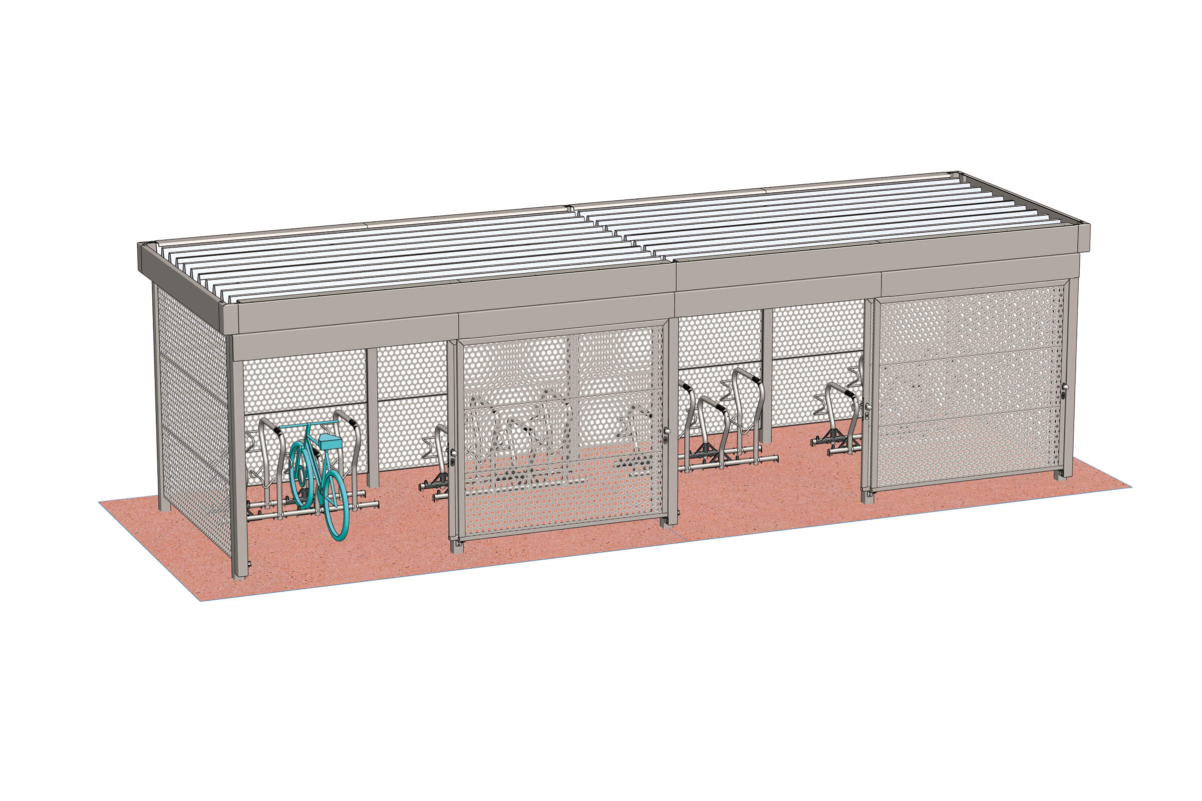 Fahrradüberdachung MULTIVARIA BIKE-DEPOT mit Beta