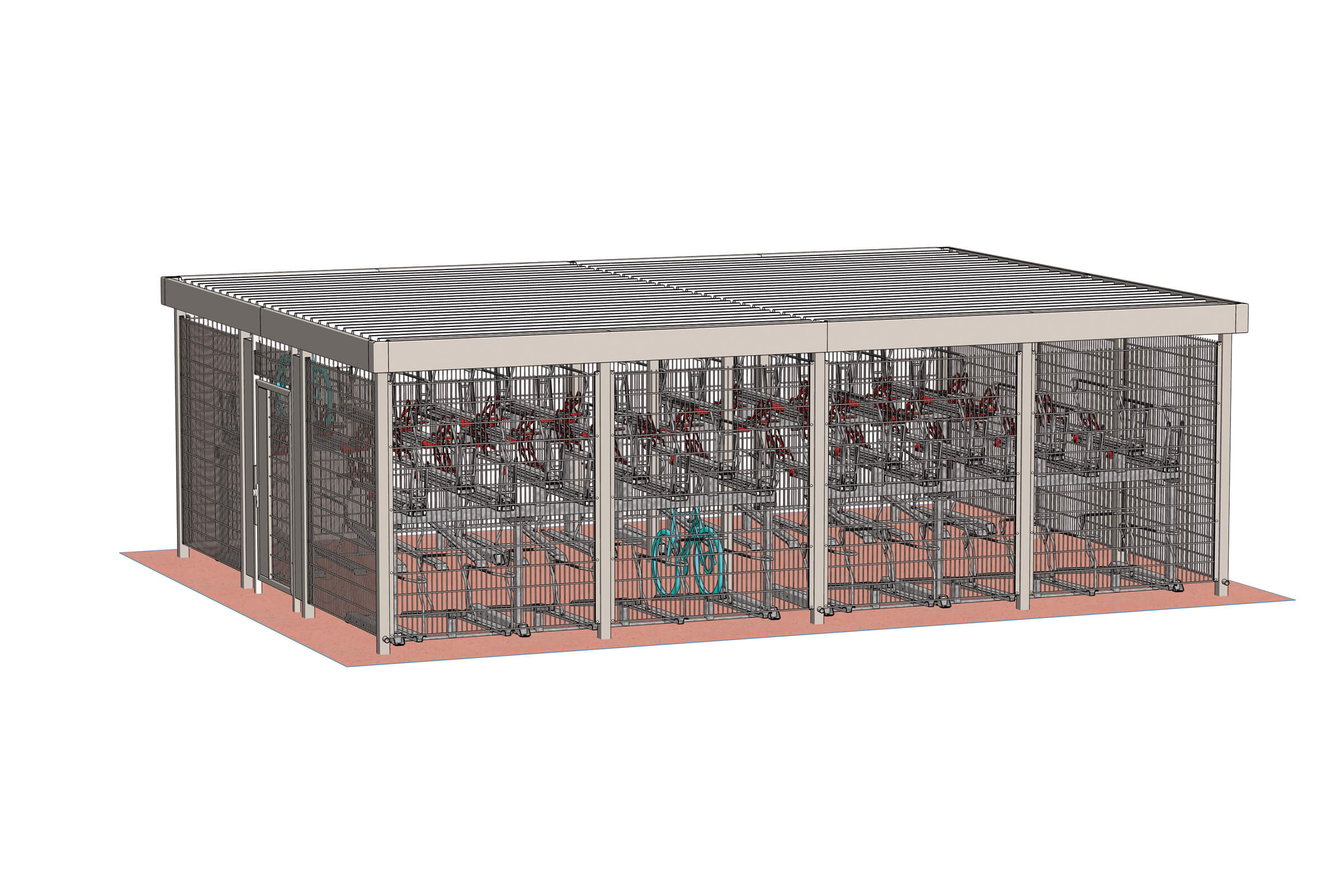 MULTIVARIA BIKE-HOSTEL mit Doppelstockparker MULTIVARIA BIKE-HOSTEL mit Doppelstockparker