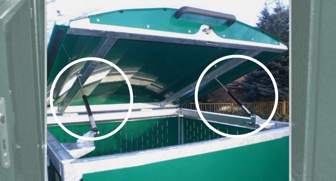 Müllbox MODULAR GRANDE Gasdruckfeder 