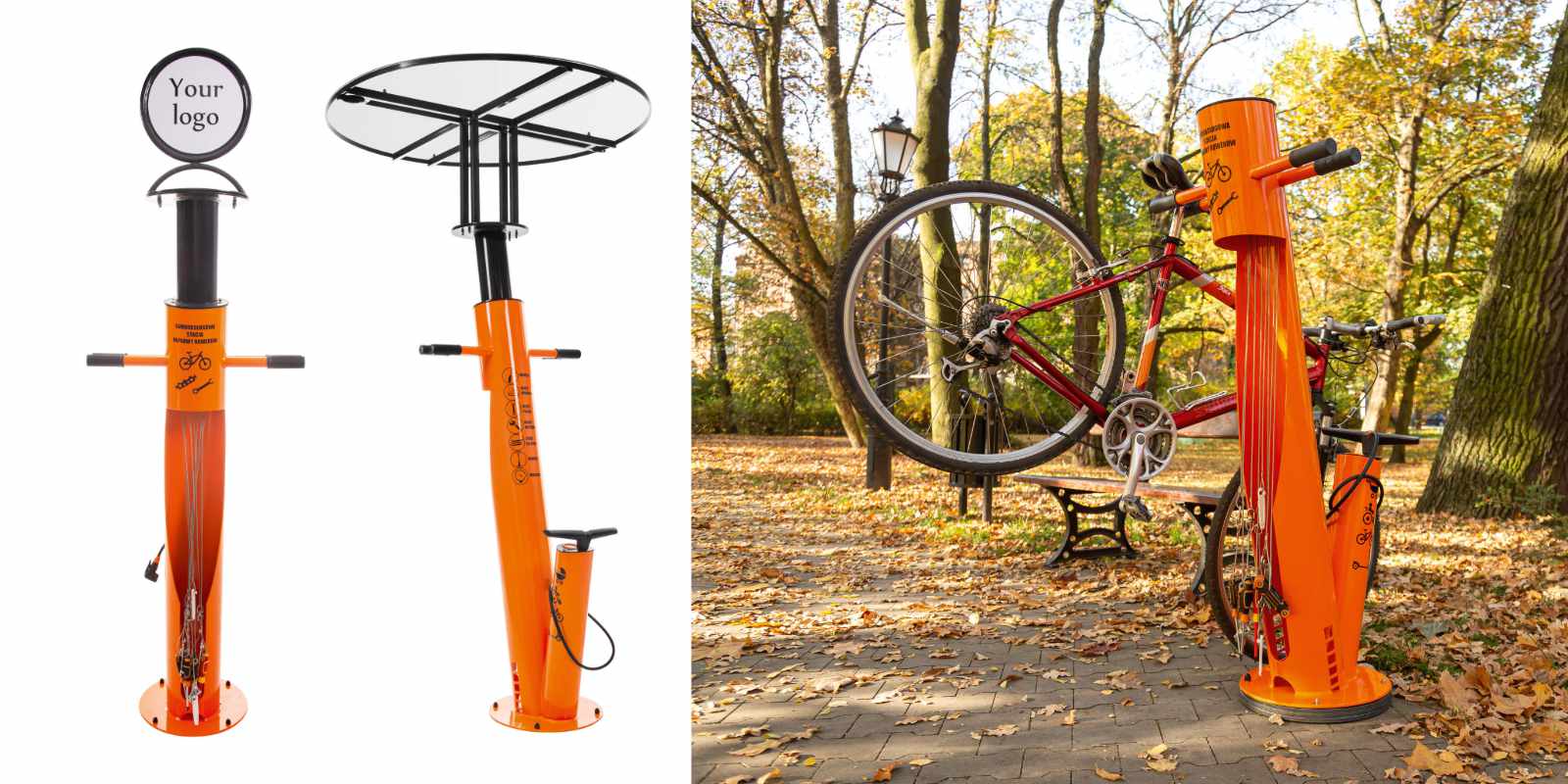 Radstation/Fahrradparkhaus: Ausstattung | Hilfreiche Servicestationen