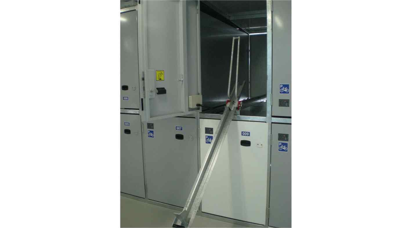 Fahrradbox ARETUS DOPPELSTOCK: Zwei Fahrradsafes übereinander Fahrradboxen & Fahrradgaragen - ARETUS DOPPELSTOCK