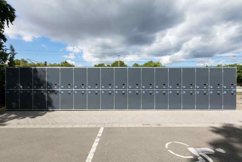 Fahrradbox ARETUS DOPPELSTOCK: Zwei Fahrradsafes übereinander Fahrradboxen & Fahrradgaragen - ARETUS DOPPELSTOCK