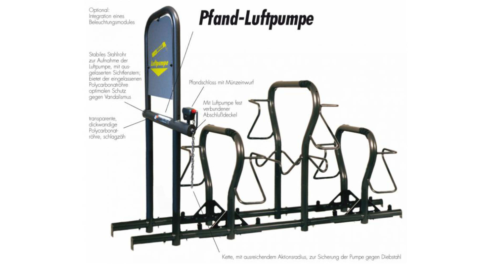Fahrradständer BETA-AIR Servicestationen - BETA-AIR
