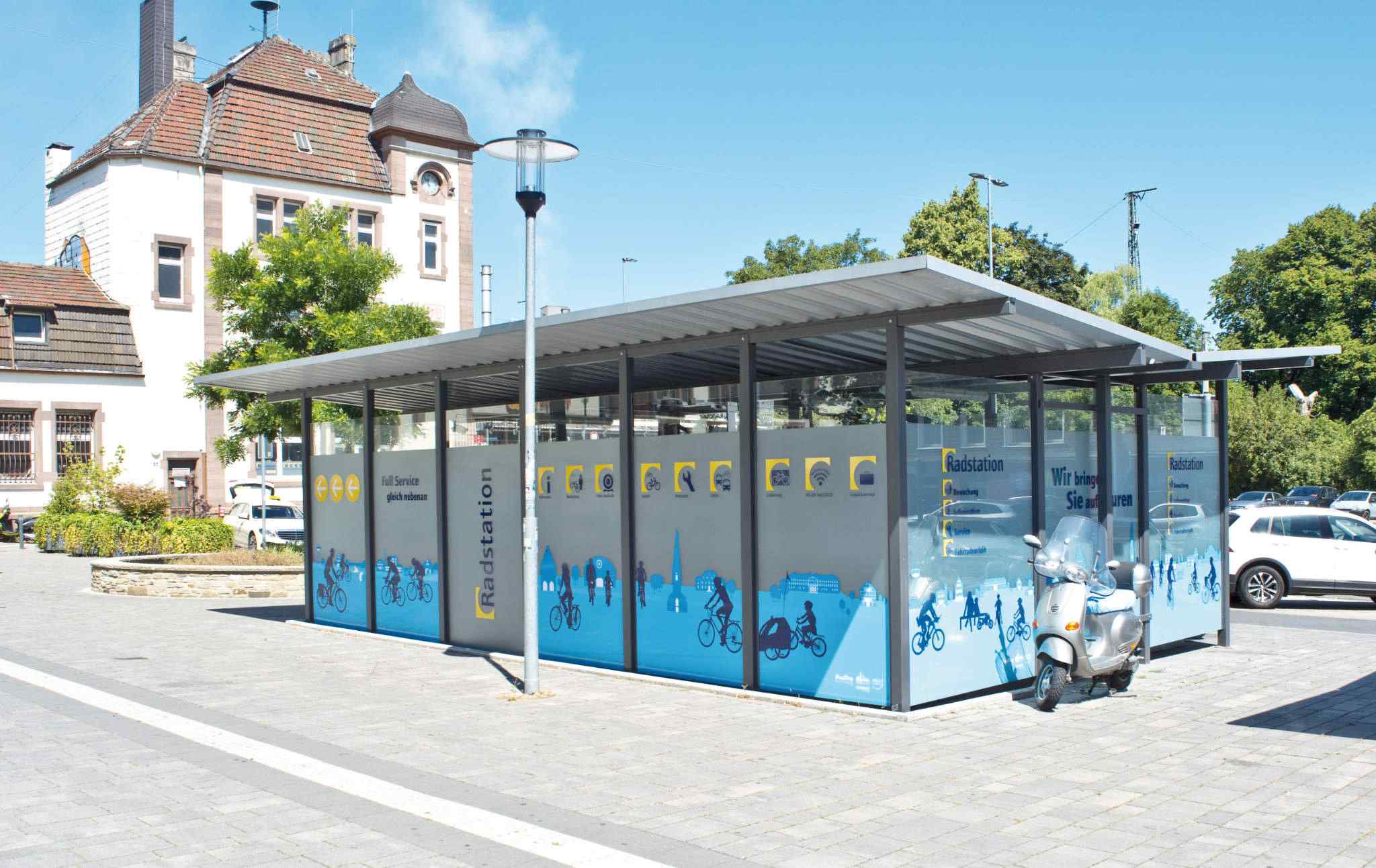 Fahrradüberdachung BIKE-HOSTEL Fahrradeinhausungen - BIKE-HOSTEL