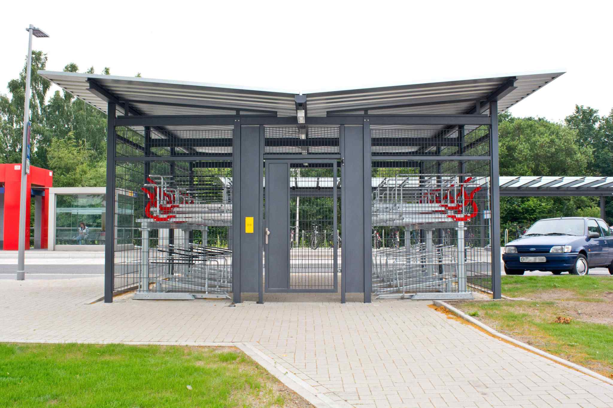 Fahrradüberdachung BIKE-HOSTEL Fahrradeinhausungen - BIKE-HOSTEL