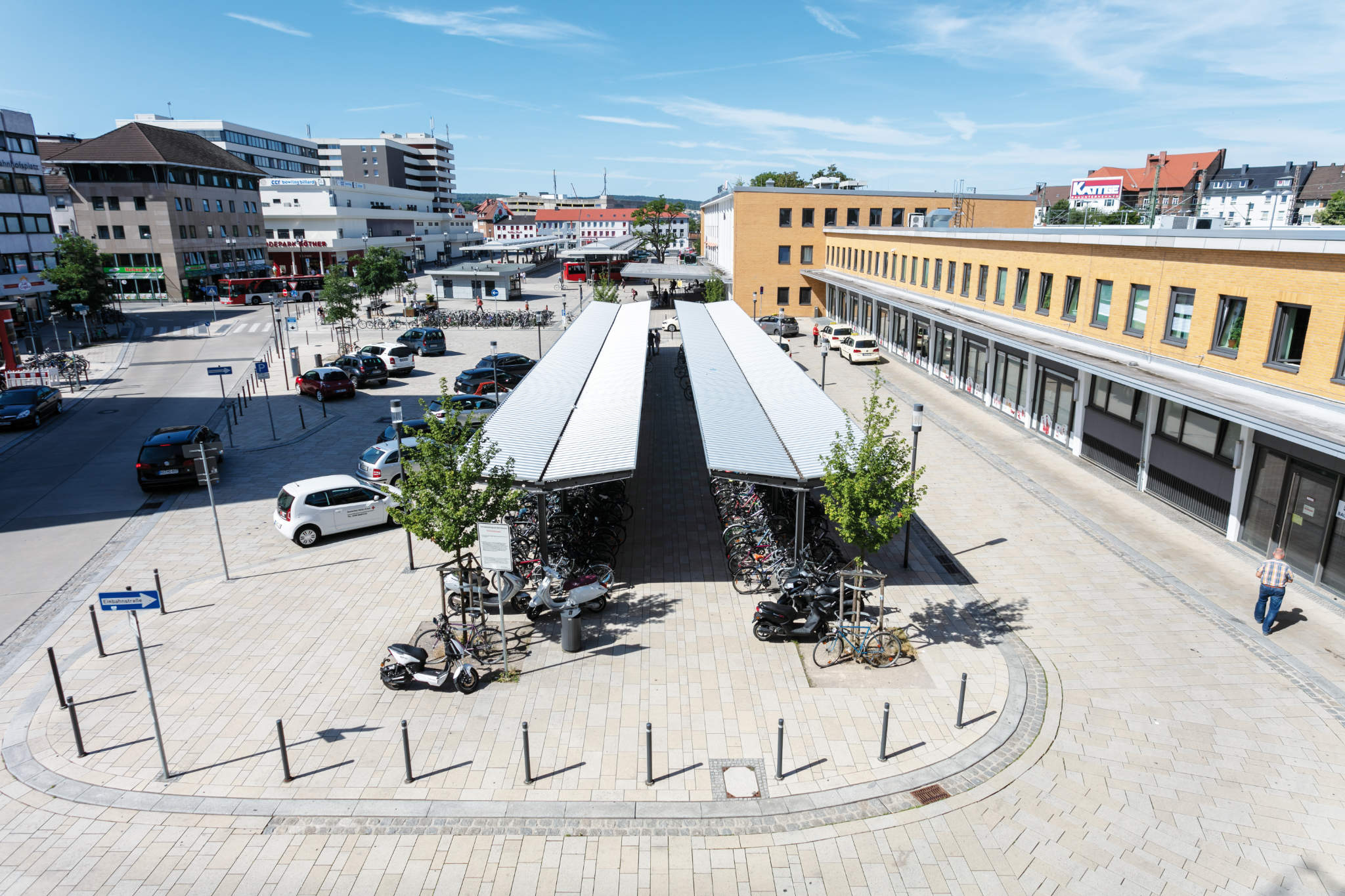 Fahrradüberdachung DOMINO Fahrradüberdachungen - DOMINO
