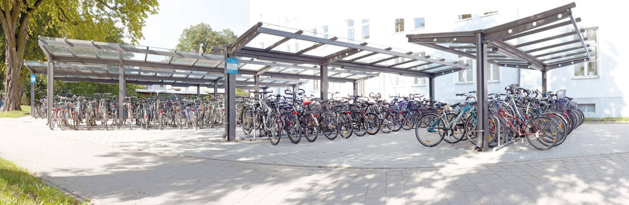 Fahrradüberdachung DOMINO Fahrradüberdachungen - DOMINO