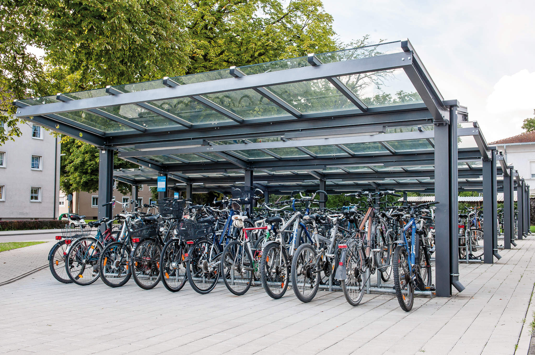 Fahrradüberdachung DOMINO Fahrradüberdachungen - DOMINO