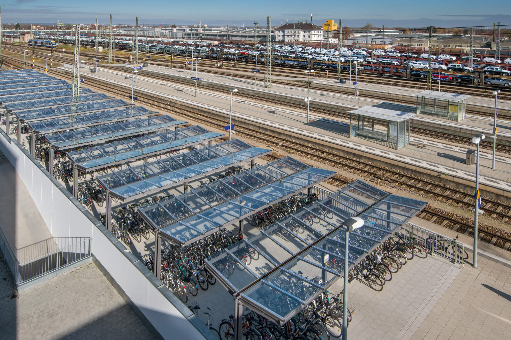 Fahrradüberdachung DOMINO Fahrradüberdachungen - DOMINO