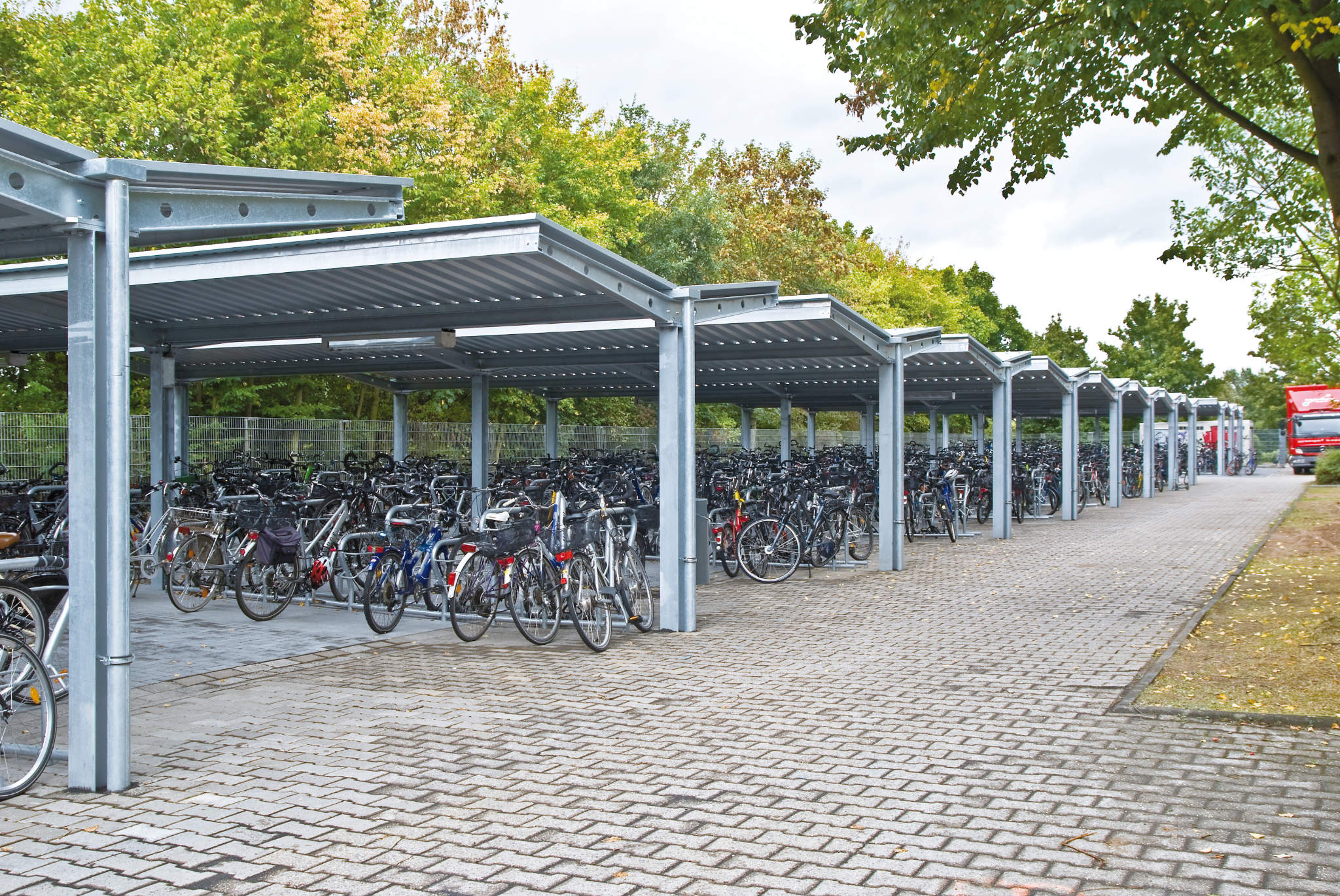 Fahrradüberdachung DOMINO Fahrradüberdachungen - DOMINO