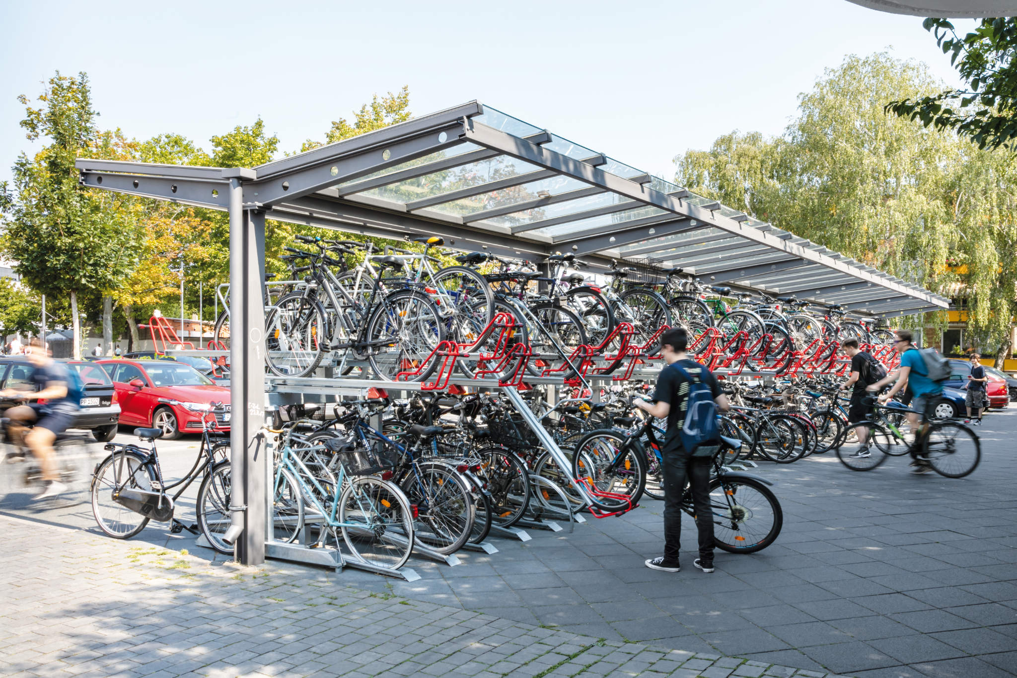 Fahrradüberdachung DOMINO Fahrradüberdachungen - DOMINO