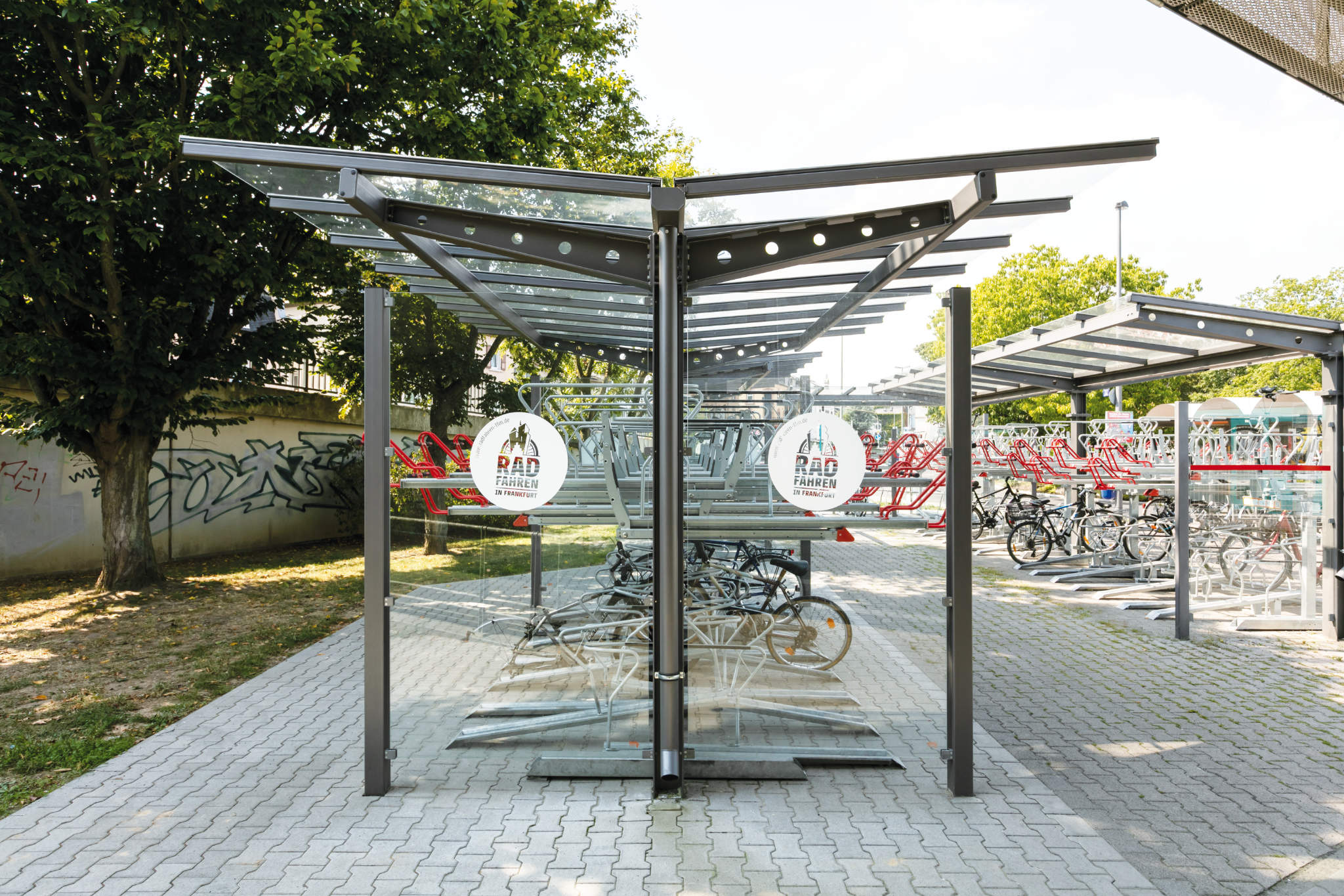 Fahrradüberdachung DOMINO Fahrradüberdachungen - DOMINO