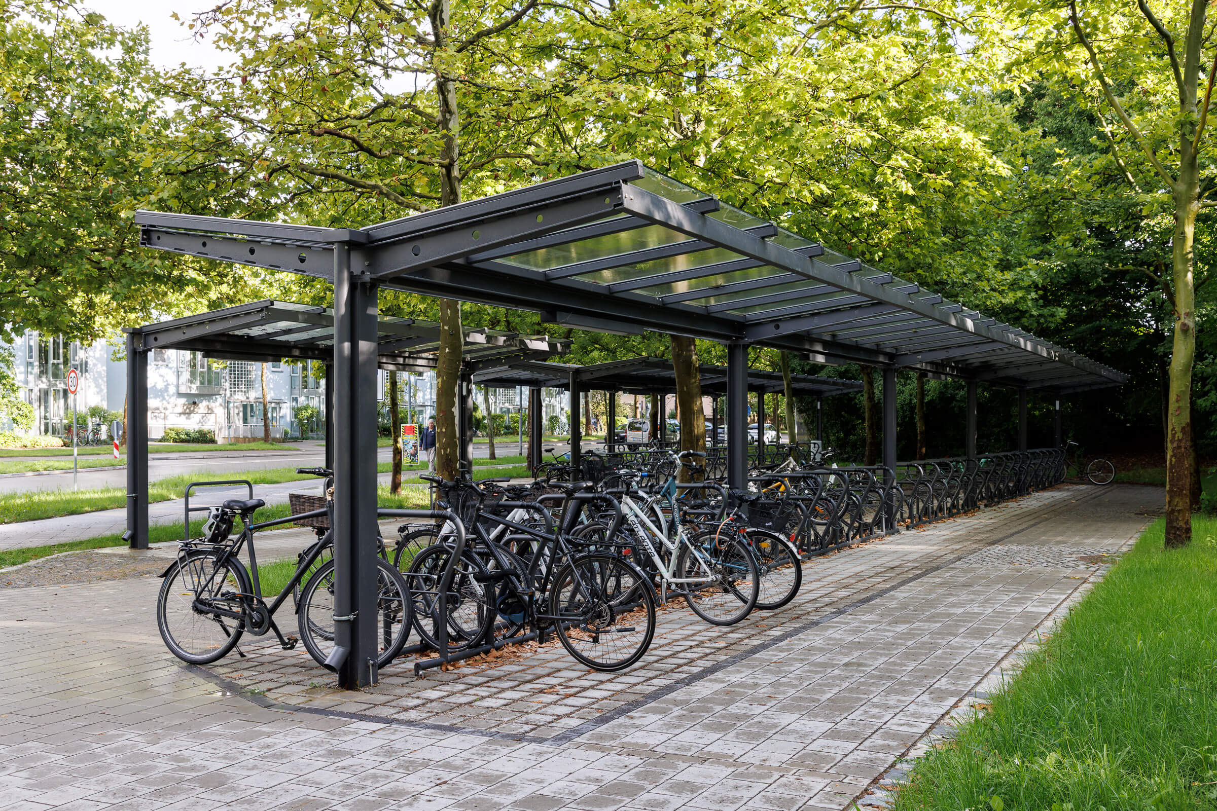 Fahrradüberdachung DOMINO Fahrradüberdachungen - DOMINO