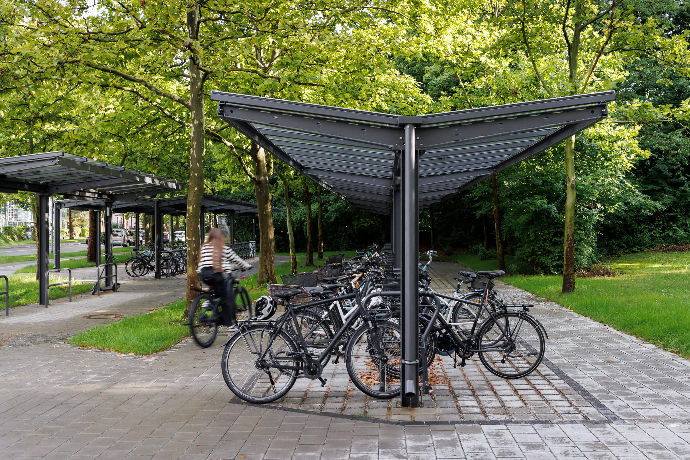 Fahrradüberdachung DOMINO Fahrradüberdachungen - DOMINO