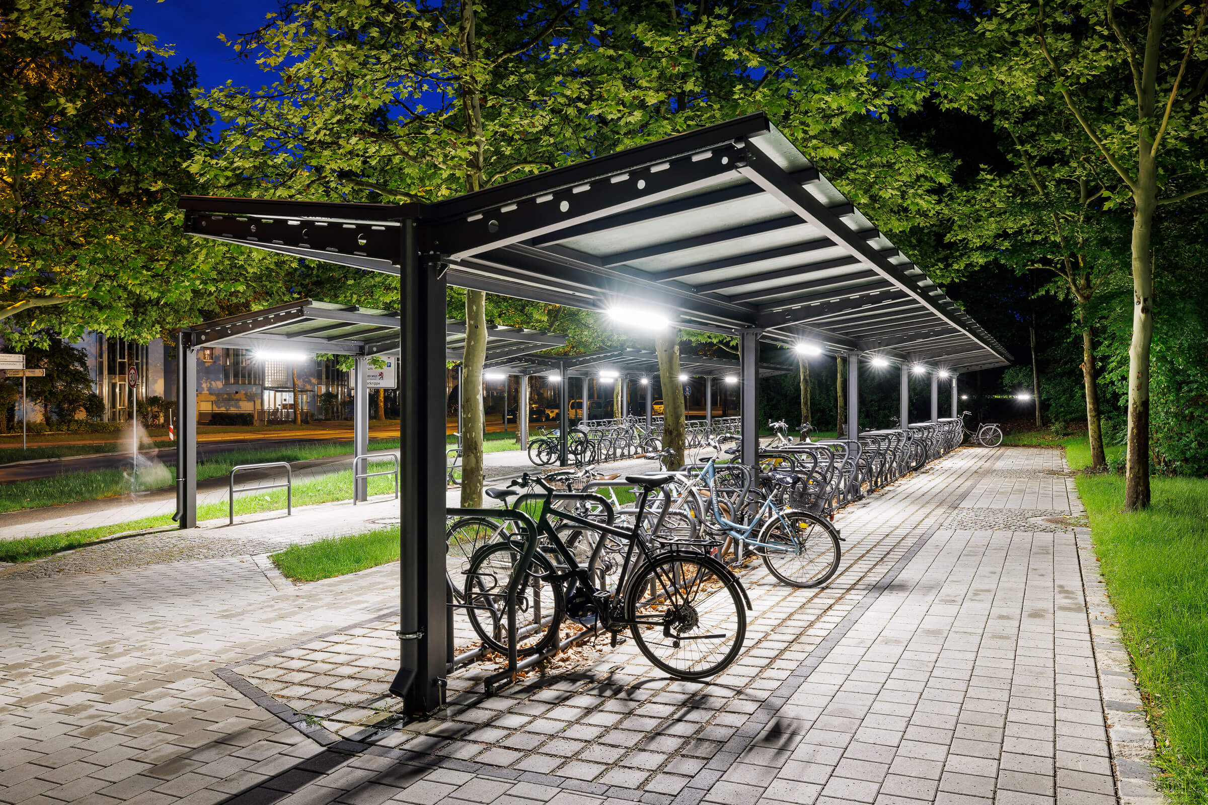 Fahrradüberdachung DOMINO Fahrradüberdachungen - DOMINO