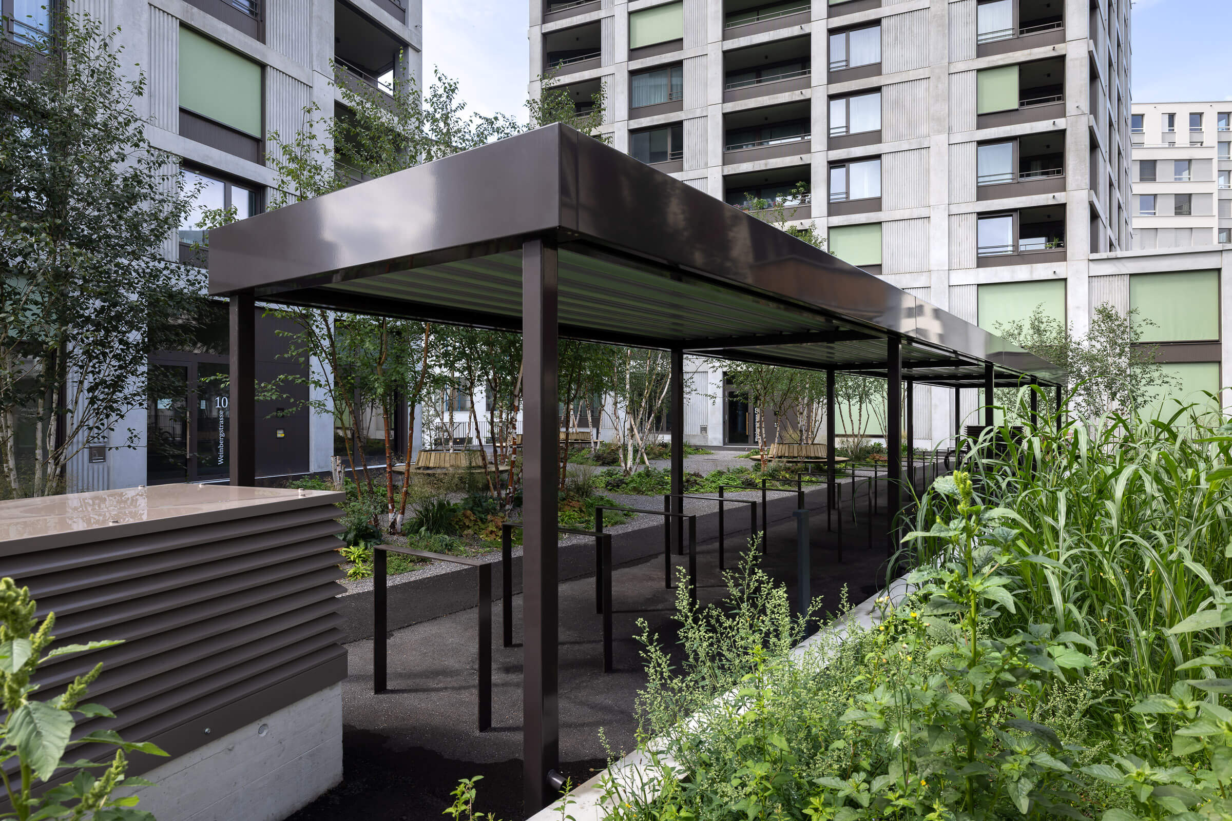 Fahrradunterstand MULTIVARIA mit BETA XXL Fahrradüberdachungen - MULTIVARIA