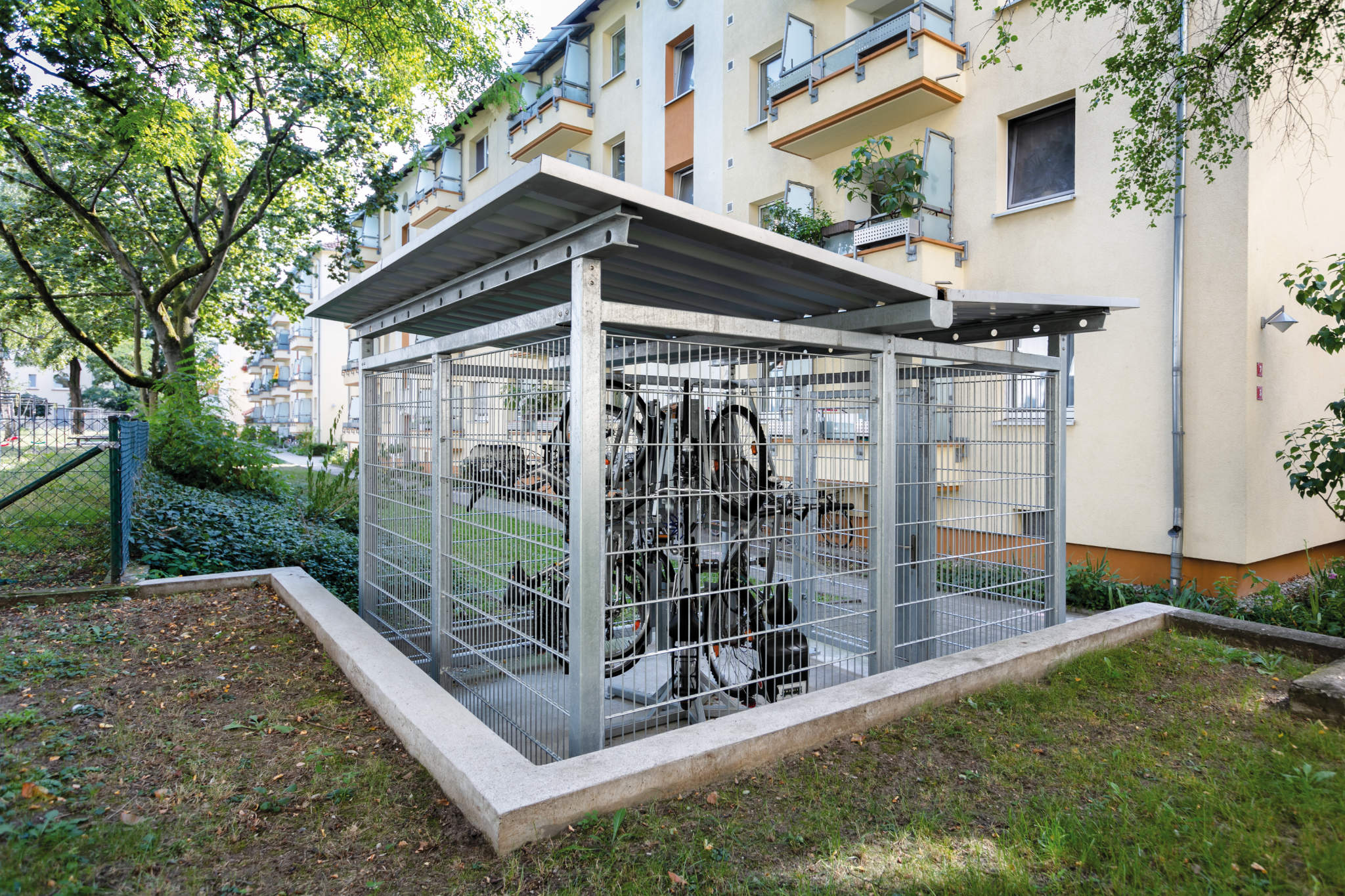 Fahrradüberdachung KADURA Fahrradeinhausungen - KADURA