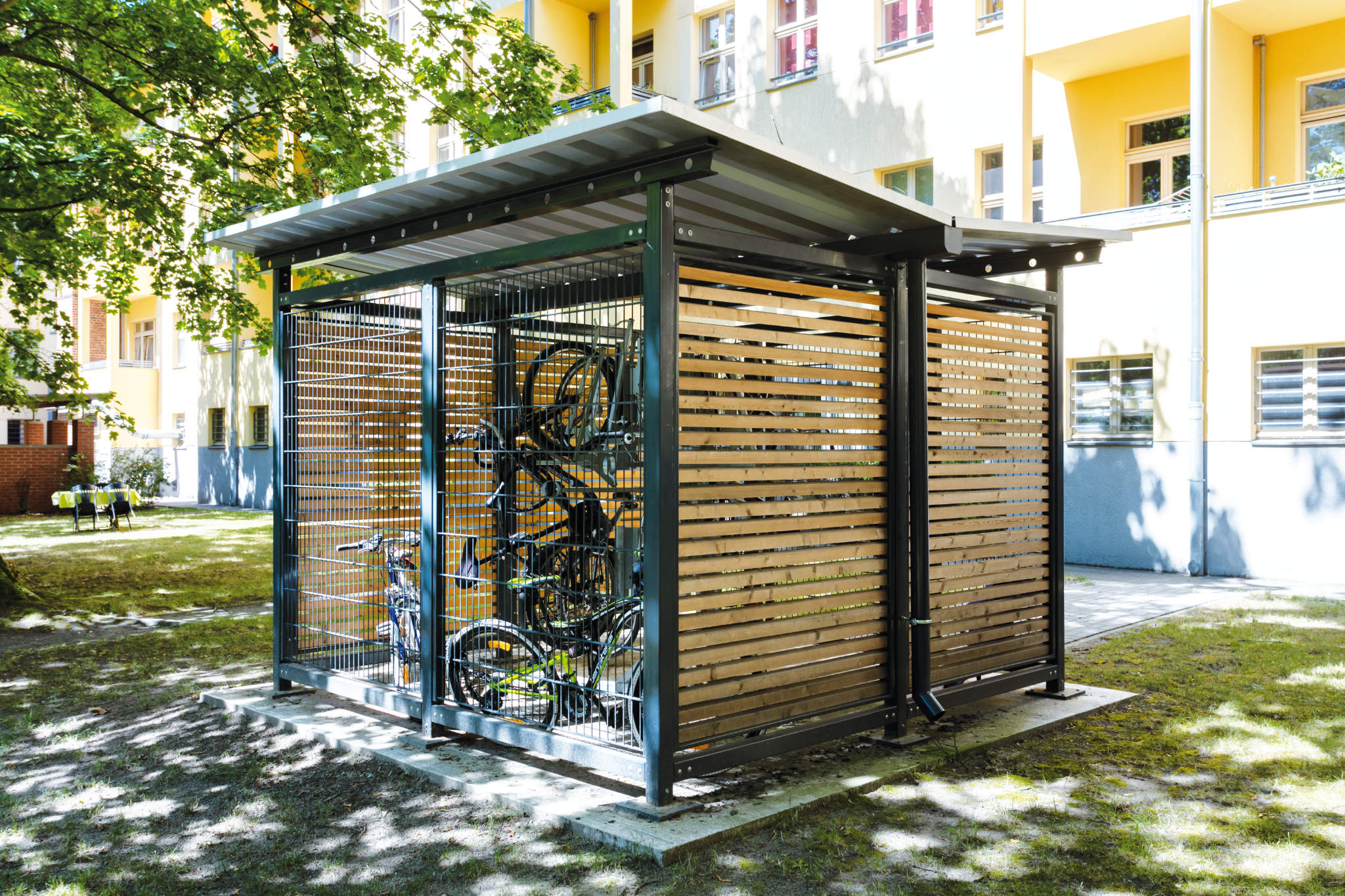 Fahrradüberdachung KADURA Fahrradeinhausungen - KADURA