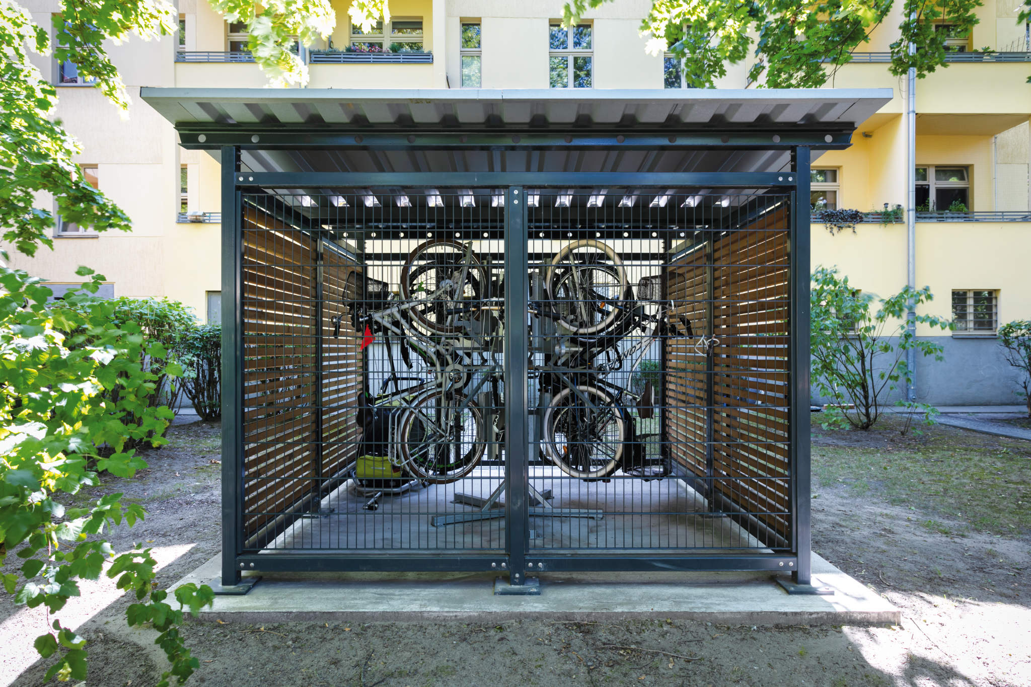 Fahrradüberdachung KADURA Fahrradeinhausungen - KADURA