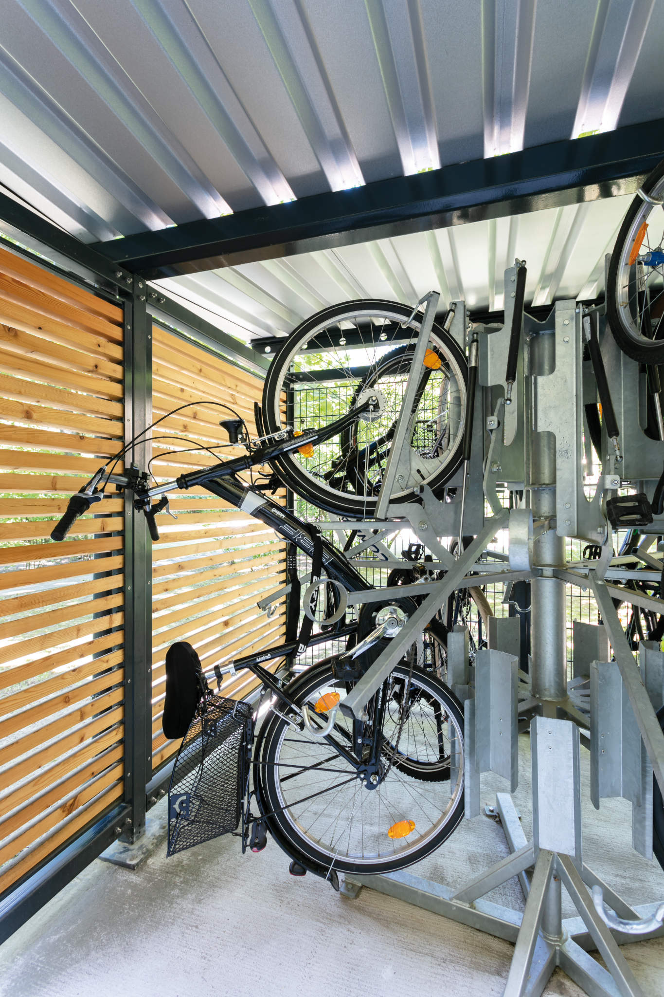 Fahrradüberdachung KADURA Fahrradeinhausungen - KADURA