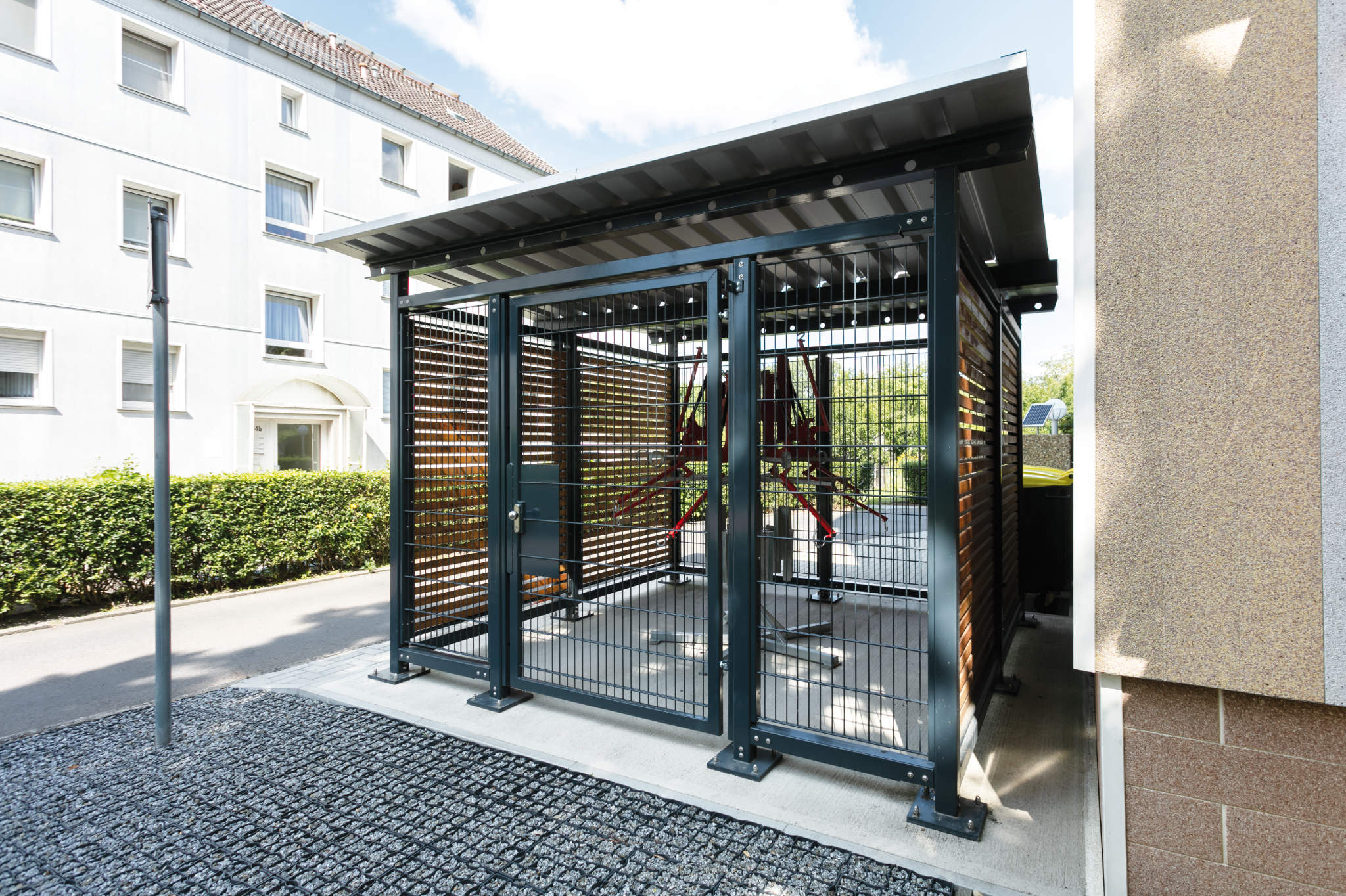 Fahrradüberdachung KADURA Fahrradeinhausungen - KADURA