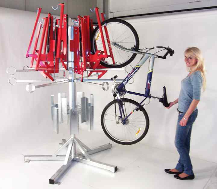 Fahrradständer LIFT-Karussell Senkrechtparker - LIFT-Karussell