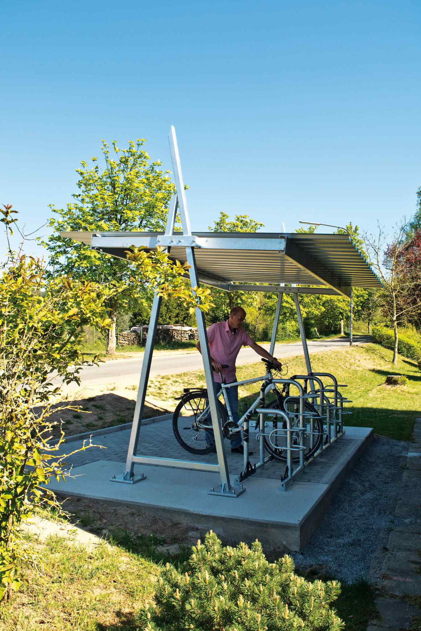 Fahrradüberdachung MALLORCA Fahrradüberdachungen - MALLORCA