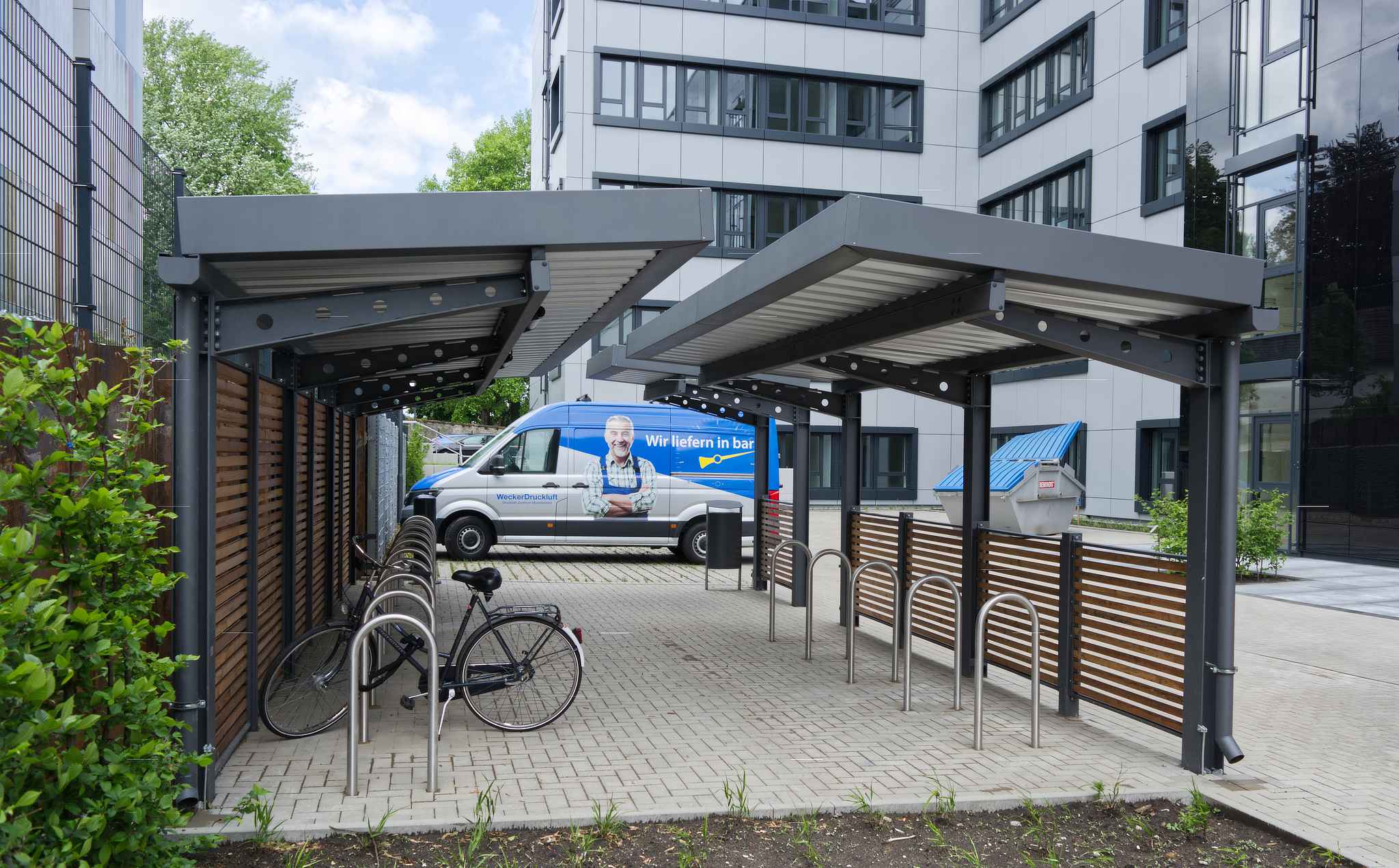 Fahrradüberdachungen - OPTURA