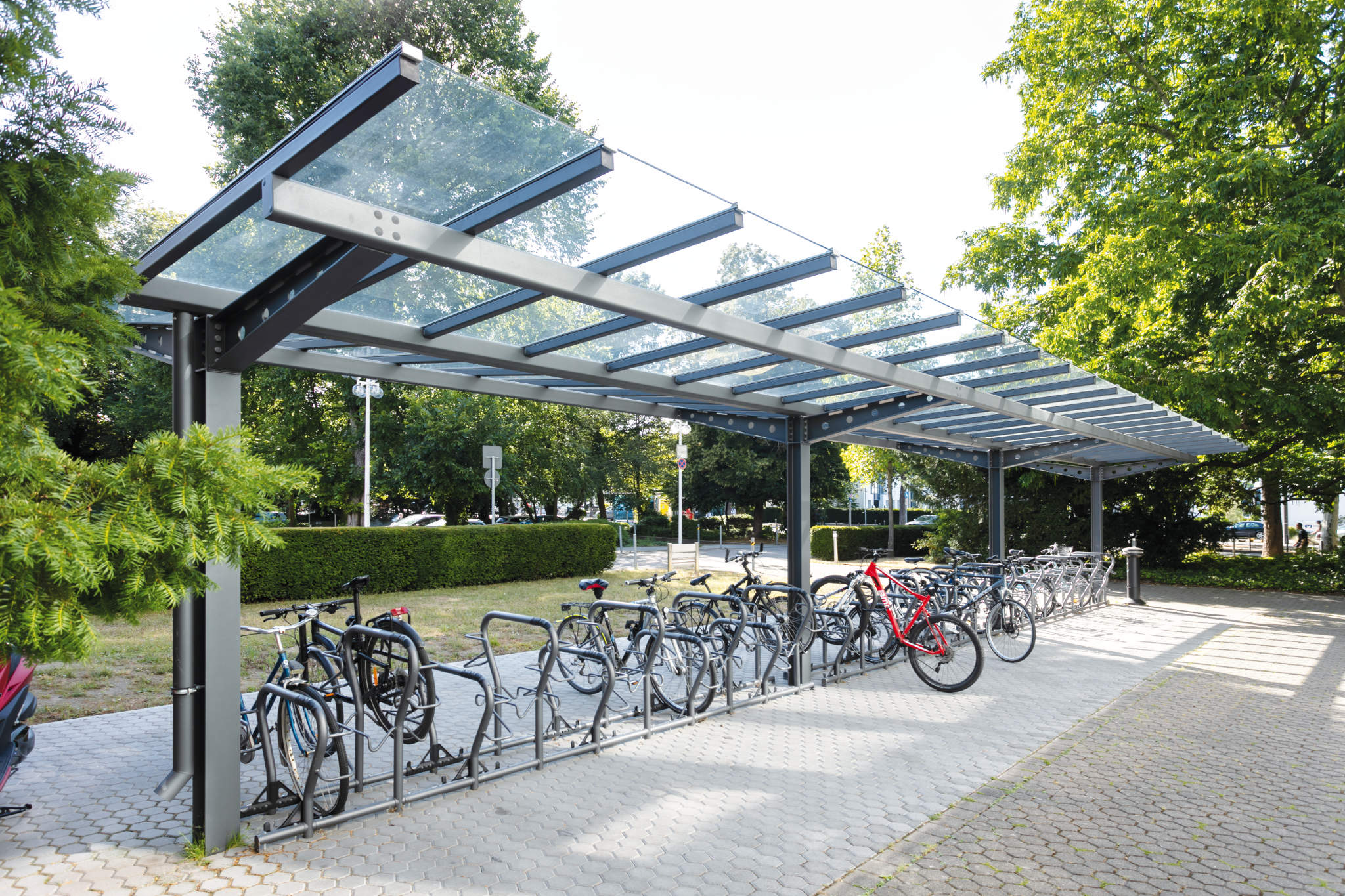 Fahrradüberdachungen - OPTURA