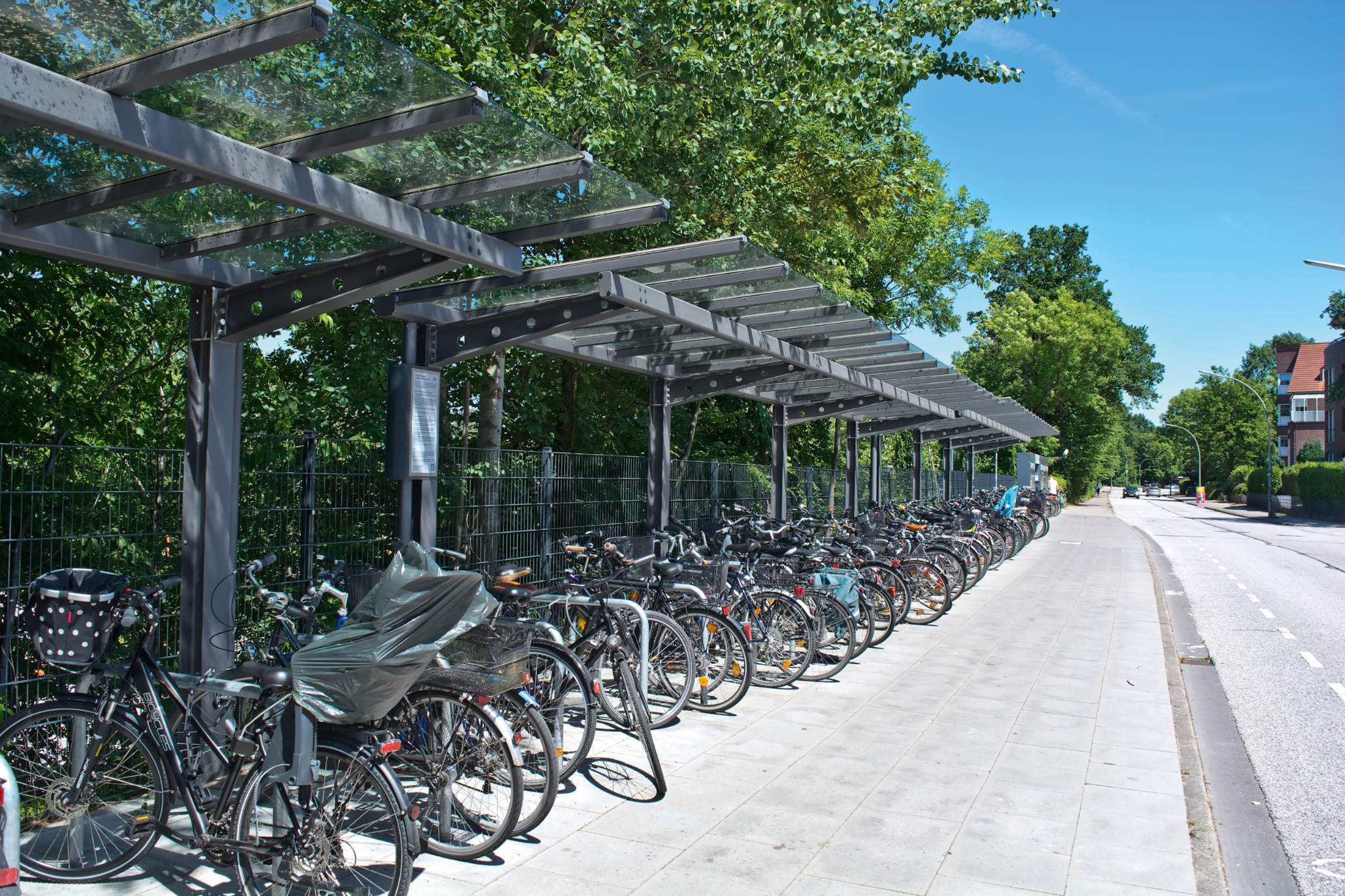Fahrradüberdachungen - OPTURA