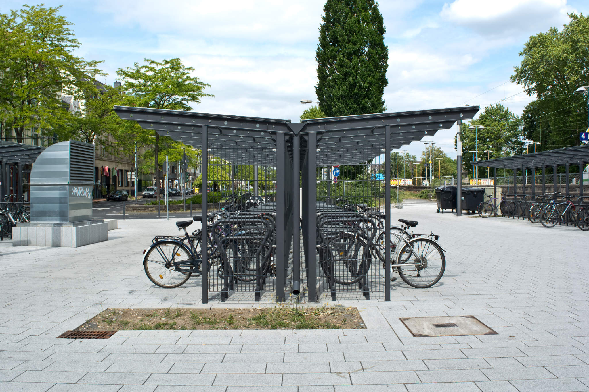 Fahrradüberdachung QUATTURA Fahrradüberdachungen - QUATTURA