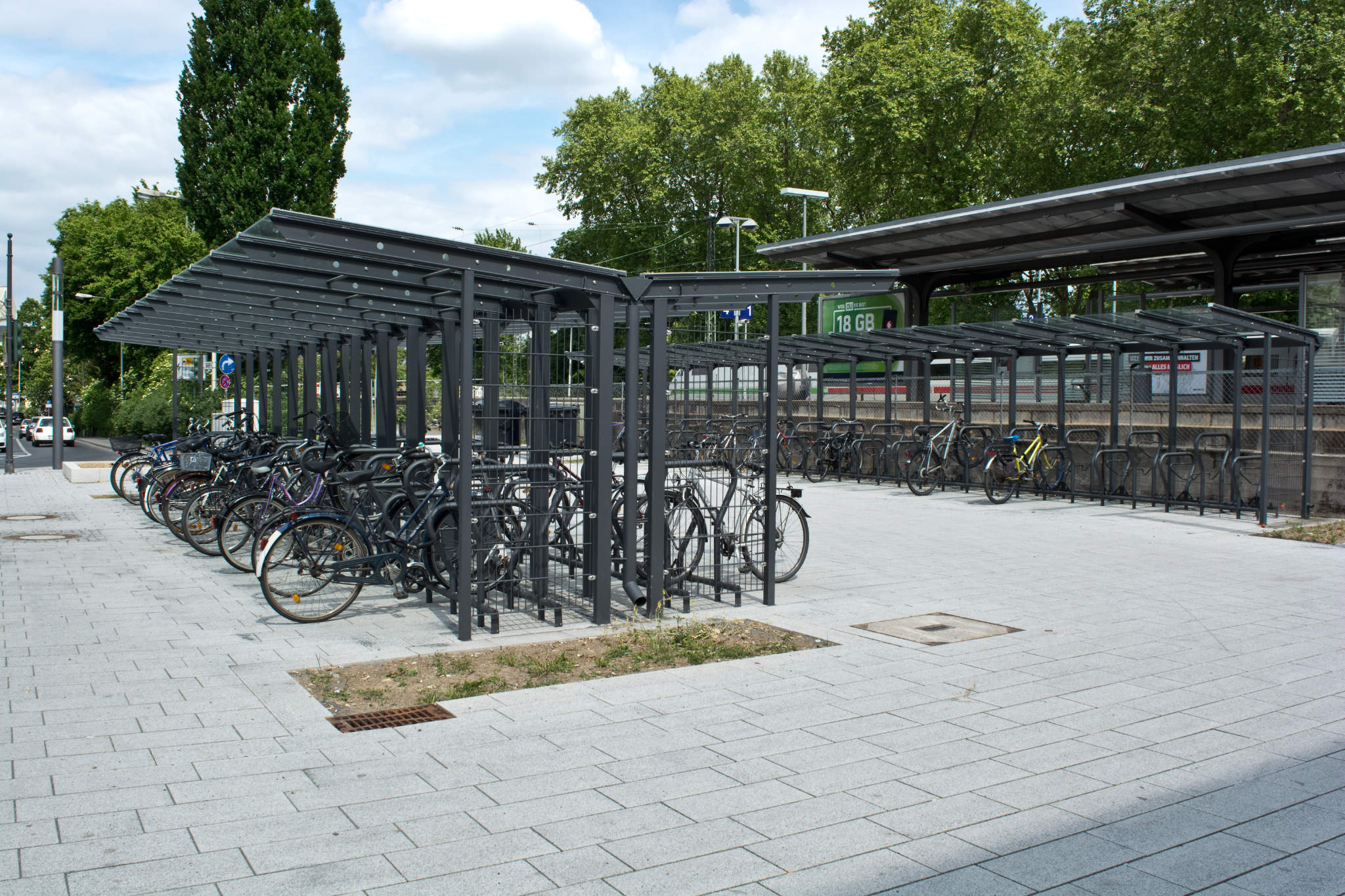 Fahrradüberdachung QUATTURA Fahrradüberdachungen - QUATTURA