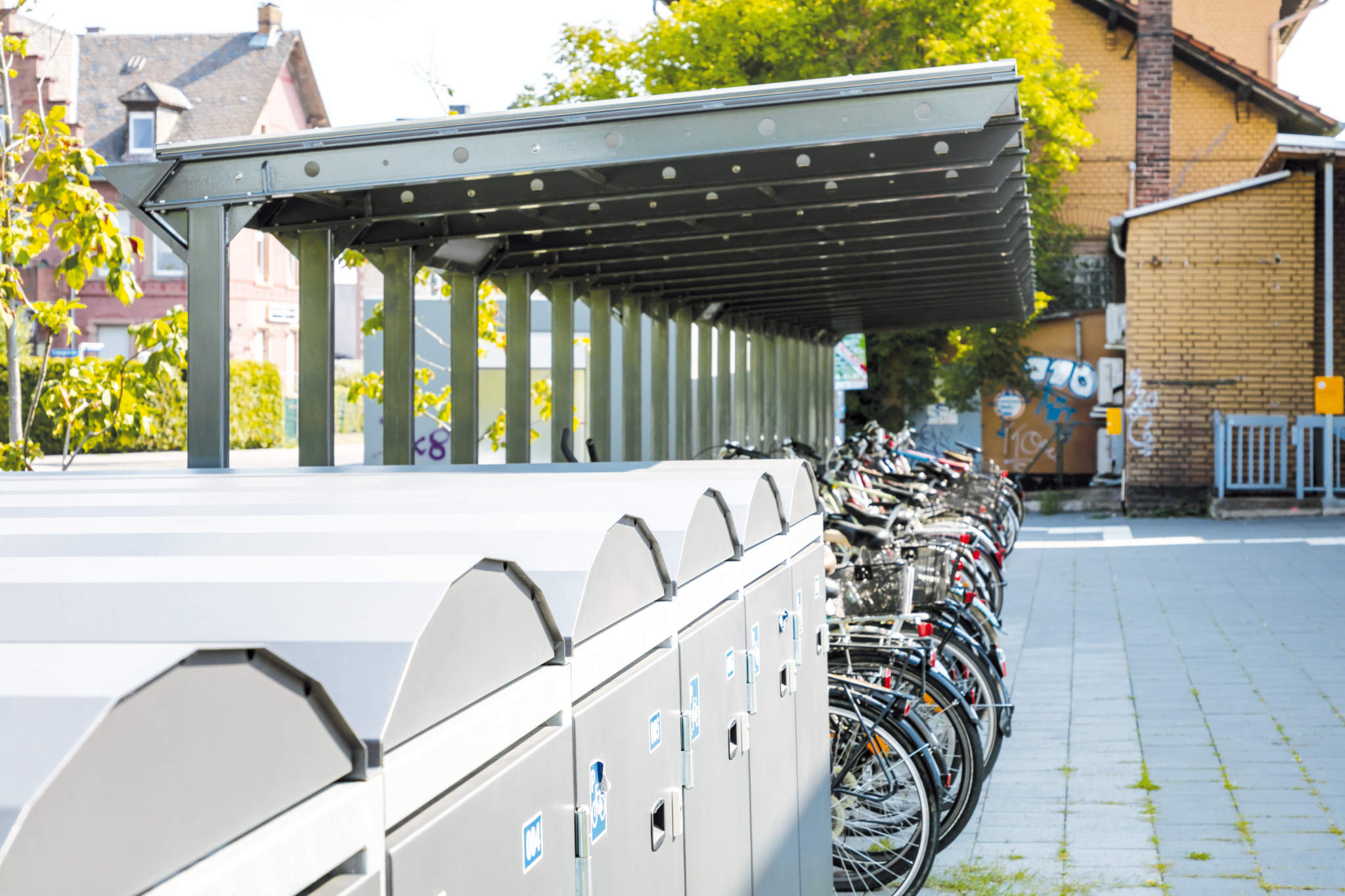 Fahrradüberdachung QUATTURA Fahrradüberdachungen - QUATTURA