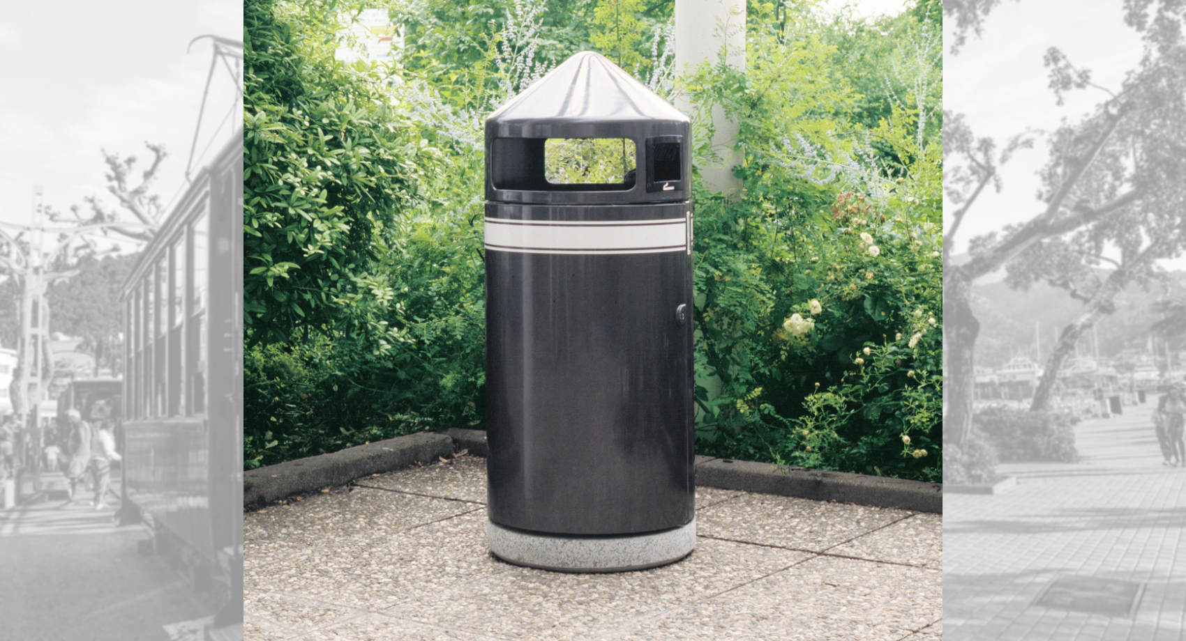 Abfallbehälter - RONDO MONTE