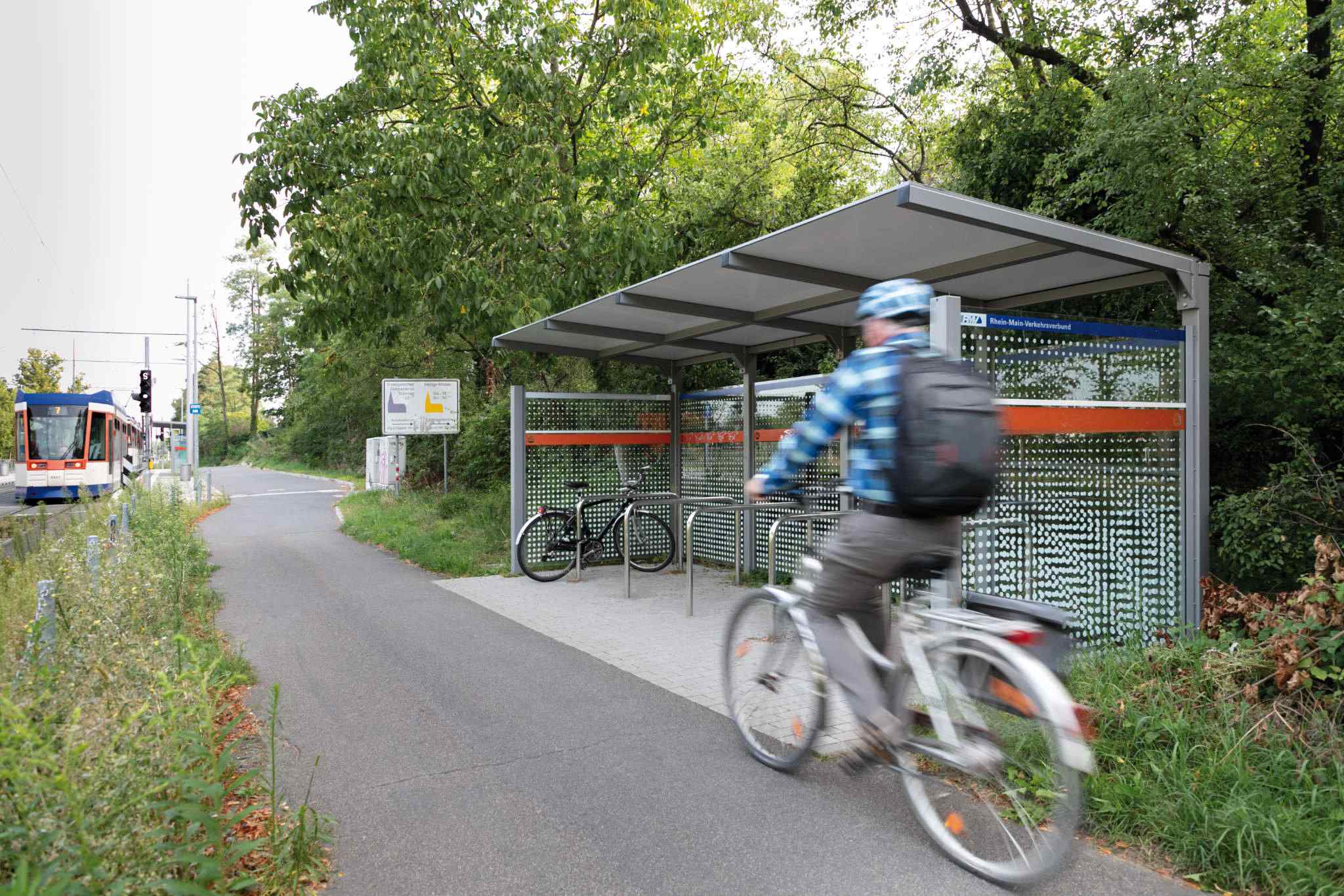 Fahrradüberdachungen - TRAMSTOP