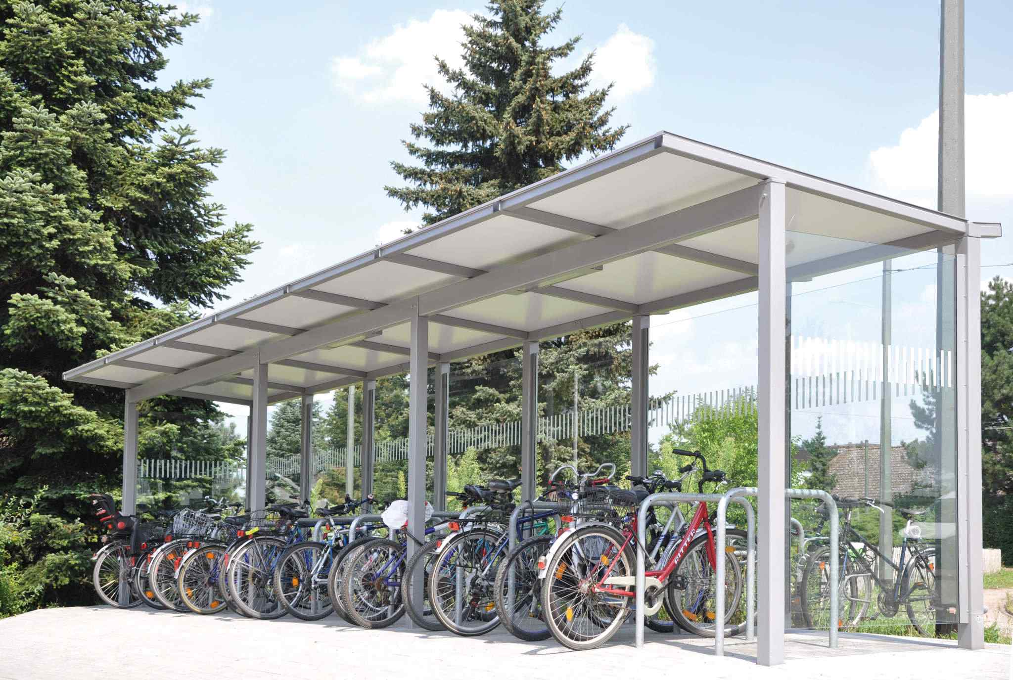 Fahrradüberdachungen - TRAMSTOP
