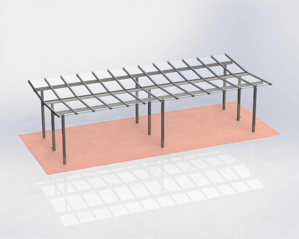 Freiflächenüberdachung SEDURA XXL Freiflächenüberdachungen - SEDURA XXL