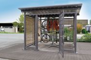 Fahrradüberdachung KADURA Fahrradeinhausungen - KADURA