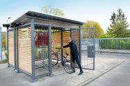Fahrradüberdachung KADURA Fahrradeinhausungen - KADURA