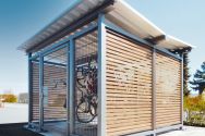 Fahrradüberdachung KADURA Fahrradeinhausungen - KADURA