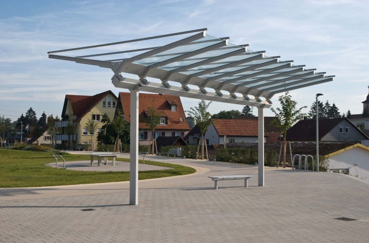 ELBA Freiflächenüberdachung – Zeitgemäße Architektur für vielseitige Einsatzbereiche