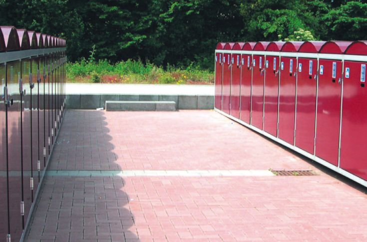 ARETUS CLASSICO Fahrradbox – Platzsparende Lösung für sichere und geschützte Fahrradaufbewahrung