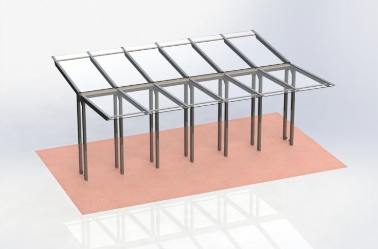 Freiflächenüberdachung SEDURA